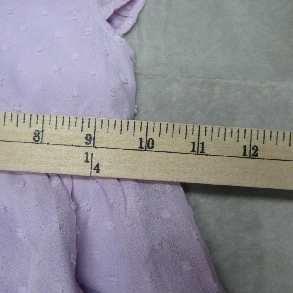 Carters Occasion Dress Baby 12M‎ Pink Swiss Dot Flutter Sleeves Skirt Liner NWT